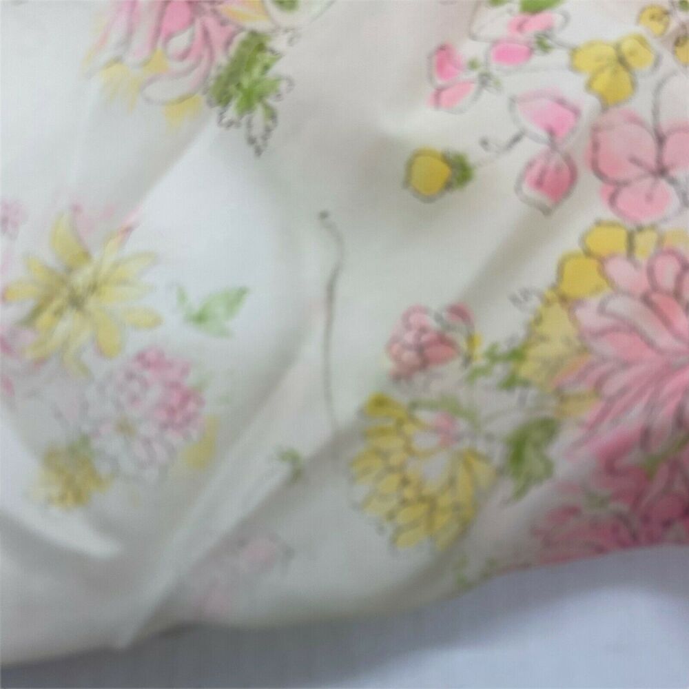 Scarf for Church Vintage 60s Womens Pink Floral Classic Small Head Band Shoulder - Picture 10 of 12